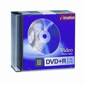    DVD+R Discs 4.7GB 16x w/Slim Jewel Cases Silve Electronics