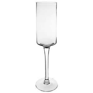  Hurricane Candle Holder, Vases, H 20, Open D 5, Clear (4 