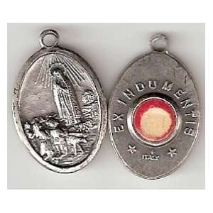  Our Lady of Fatima Relic Medal Reliquia de Fatima Medalla 
