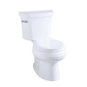    Piece Round Toilet with 14 Rough In, Right Hand T