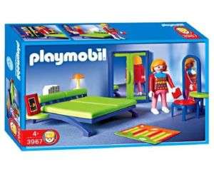 Playmobil 3967 Modern House Bedroom Hard to Find NEW   