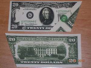 Copy 1969 $20 Right Fold error Money Replica Currency  