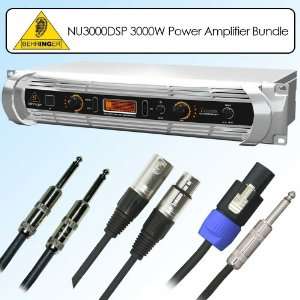 Behringer NU3000DSP 3000 Watt Power Amplifier With DSP 