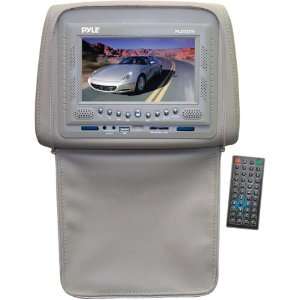 Adjustable Headrest 7 TFT/LCD Monitor with Built in DVD Player/ and 