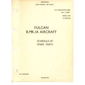  Avro Vulcan B Aircraft Parts Manual   AP 4505 C Sicuro 
