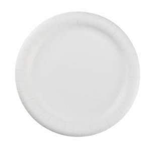  Round Coated Paper Plate in White