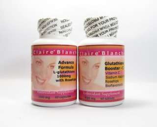 Claire Blanche Advance Whitening Pills with Booster C  