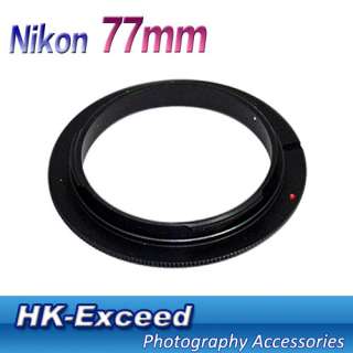 NIKON 77mm Macro Reverse Adapter Ring For D90 D80 D5000  