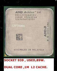 AMD ATHLON 64X2 4200+ SOCKET 939 ADA4200DAA5BV Dual Core (2200 MHz /1M 