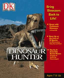 DINOSAUR HUNTER 2.1~DK~Dinosaurs Alive ages 7+ CD ROM 836330000171 