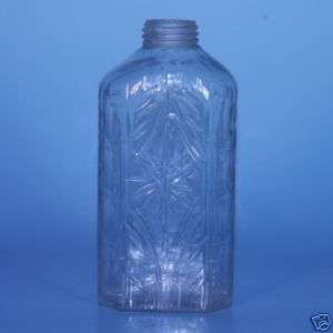 An antique 18th century cut glass flask / bottle  