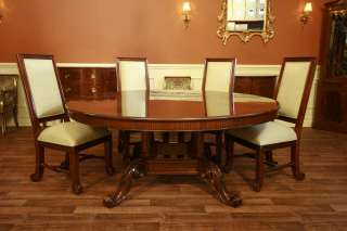 72 Round Mahogany Dining Table,Formal Dining Table in Walnut Finish