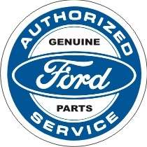 Vintage Ford Authorized Service Genuine Parts Decal  