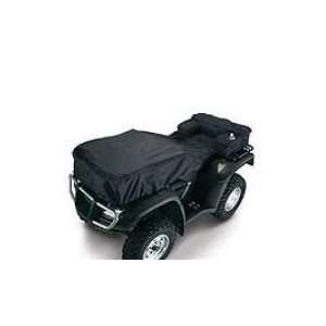   Black Deluxe ATV Rear Rack Bag and Cover, Fits most ATVs: Automotive