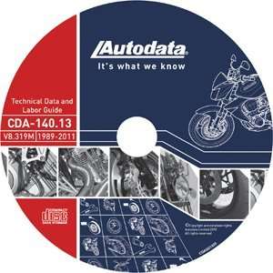  Autodata (ADT11CDA140) 2011 Motorcycle Tech Data and Labor 
