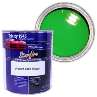 Gallon Vibrant Lime Green Acrylic Lacquer Auto Paint  