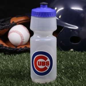  Chicago Cubs 24oz. Clear Wide Mouth Plastic Sports Bottle 