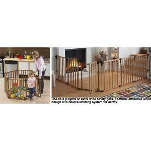   States 4940 North States Wood Superyard Extra Wide Safety Gate: Baby