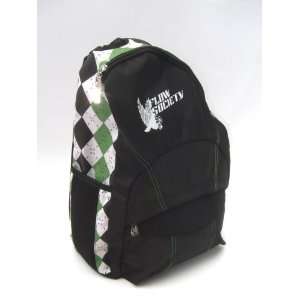   Gear Argyle Green Black White Slingback Backpack