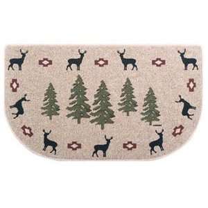  Hearth Rug   Deer with Trees