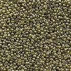 Toho Round Seed Bead 15/0 Gold Luster Green Tea 10g 15 457