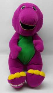 Playskool TALKING BARNEY 18 Plush Purple Dinosaur Toy 71245  