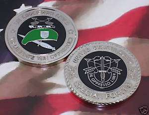 GREEN BERETS UNITED STATES ARMY SPECIAL FORCES 1 3/4  