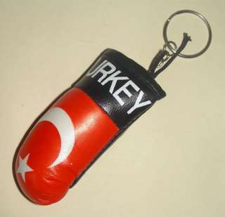 Turkey Turkish Key Ring Boxing Glove with Flag NEW  