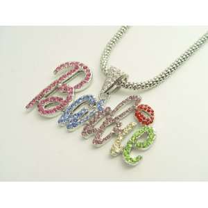  Nicki Minaj Barbie Necklace (Multi color): Jewelry