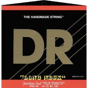  DR Strings Long Necks Taper Core Medium Light 4 String Bass 