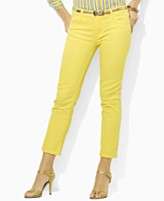Lauren Jeans Co. Jeans, Slimming Modern Ankle Length, Breakers Yellow 