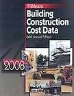   Building Construction Cost Data 2008, 66th Edition (Means Building