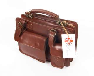 Stradefiorentine Leather Business Bag Briefcase   Man  