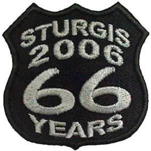  STURGIS BIKE WEEK Rally 2006 66 YEARS Biker Vest Patch 