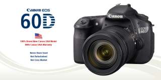 USA Canon Model EOS 60D + 4 Lenses 18 55 IS, 55 250 IS + 16GB Quality 