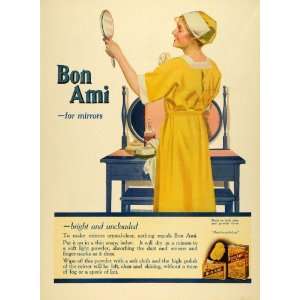 1919 Ad Bon Ami Soap Mirror Glass Cleaner Household Cleaning Chores 