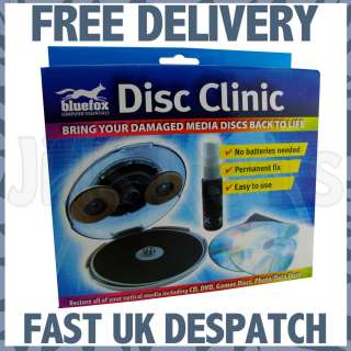 CD DVD DISC SCRATCH REMOVER REPAIR CLEANER KIT NEW  