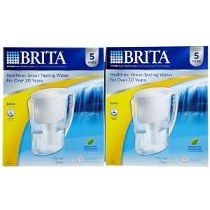  Brita Slim Water Filtration Pitcher,  2 ct (Quantity of 1 