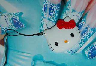 Big Hello Kitty w/Red Bow Charm for Cell Phone,Key Chain,Bag Charm 