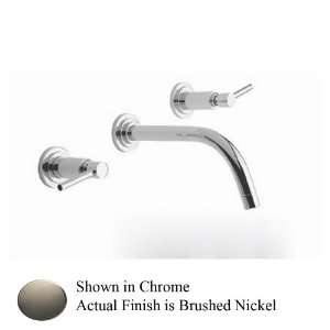 Barclay City Brushed Nickel 2 Handle Bathroom Faucet (Drain Included 