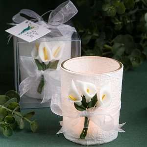  Stunning calla lily design candle favors: Home & Kitchen