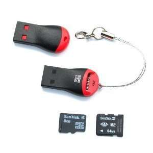 Usb2.0 Micro sd / M2 Memory Card Reader   Sdhc up to 32gb (Compatible 