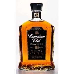  Canadian Club Whisky Classic 12 Year 80@ 1 Liter Grocery 