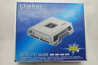 NEW Clarion APX2181 CAR AUDIO Amplifier 340 WATT 2/1 CH 729218016275 