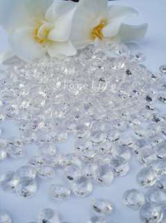 2000 6.5 1ct Clear Diamond Wedding Party Decor Confetti  