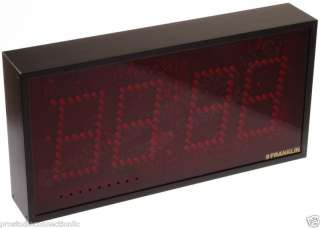 Franklin MP 404 Large LED Digital Wall Clock RS 485 VGC  