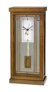   Frank Lloyd Wright Gale Bookcase Mantel Clock Model B1852  