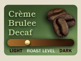 Creme Brulee Decaf Whole Bean Specialty Coffee  