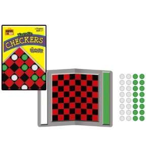  Game on the Go Magnetic Checkers Toys & Games