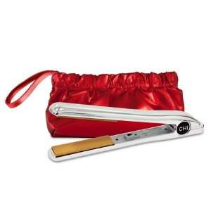  CHI Ceramic Limited Edition Chrome Flat Iron with FREE Bag 